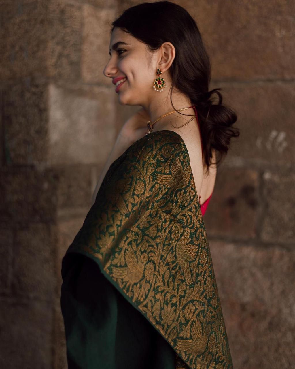 SOFT LICHI SILK SAREE
