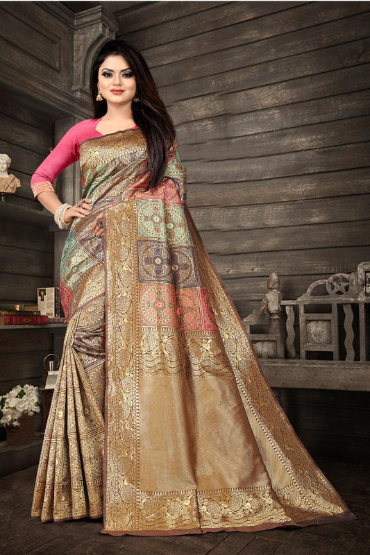 SOFT LICHI SILK SAREE
