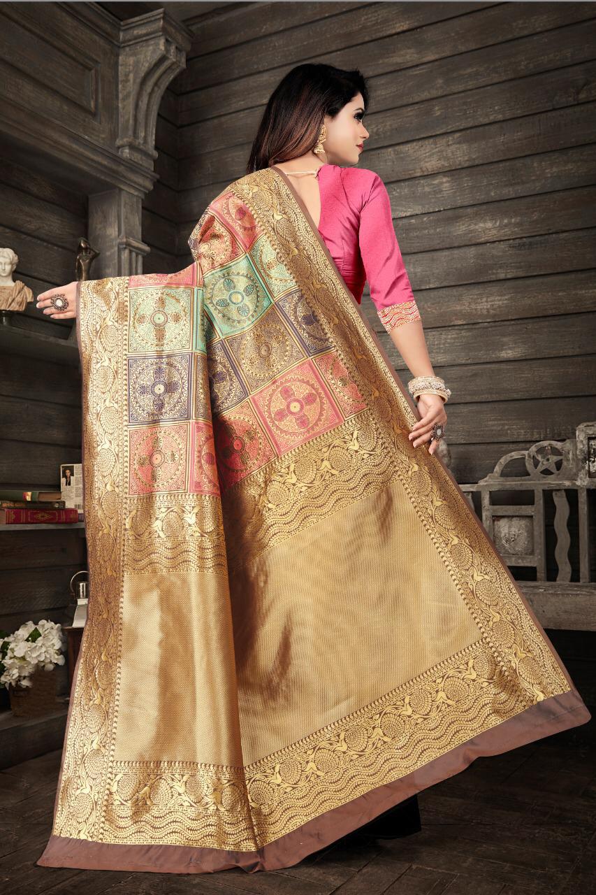 SOFT LICHI SILK SAREE