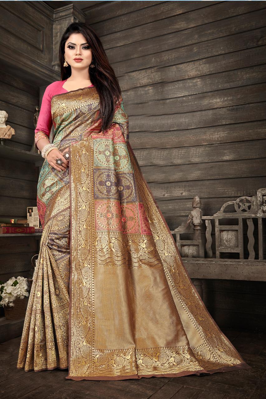 SOFT LICHI SILK SAREE