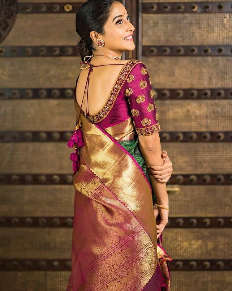 SOFT LICHI SILK SAREE