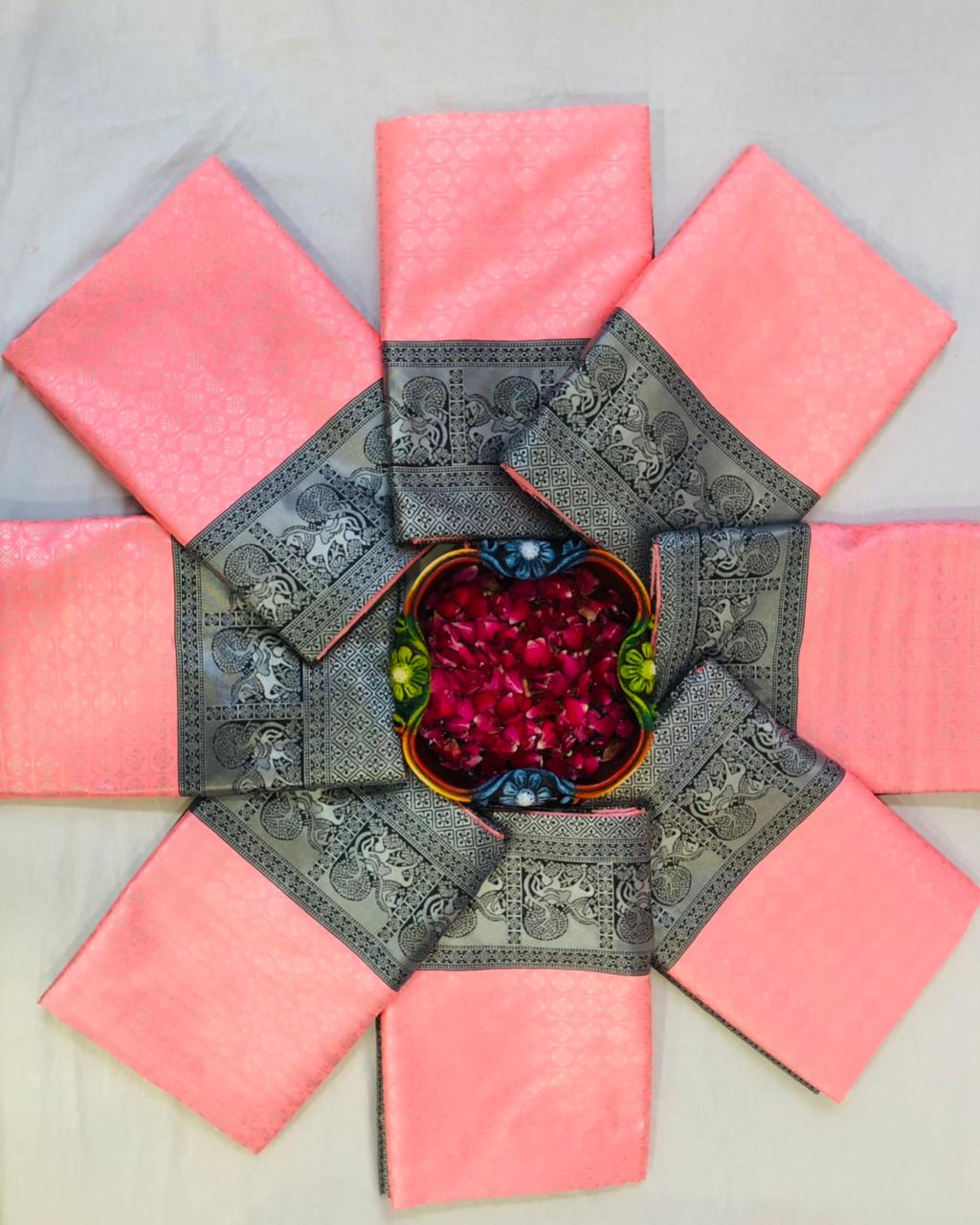 SOFT LICHI SILK SAREE
