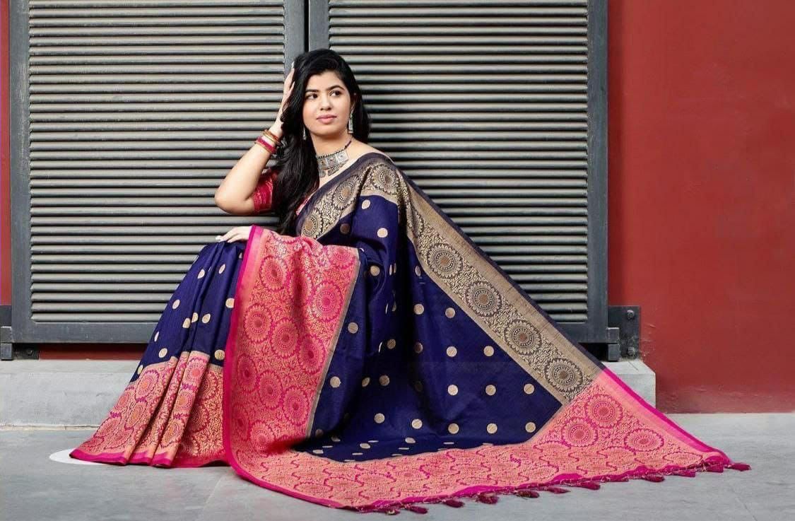 SOFT LICHI SILK SAREE