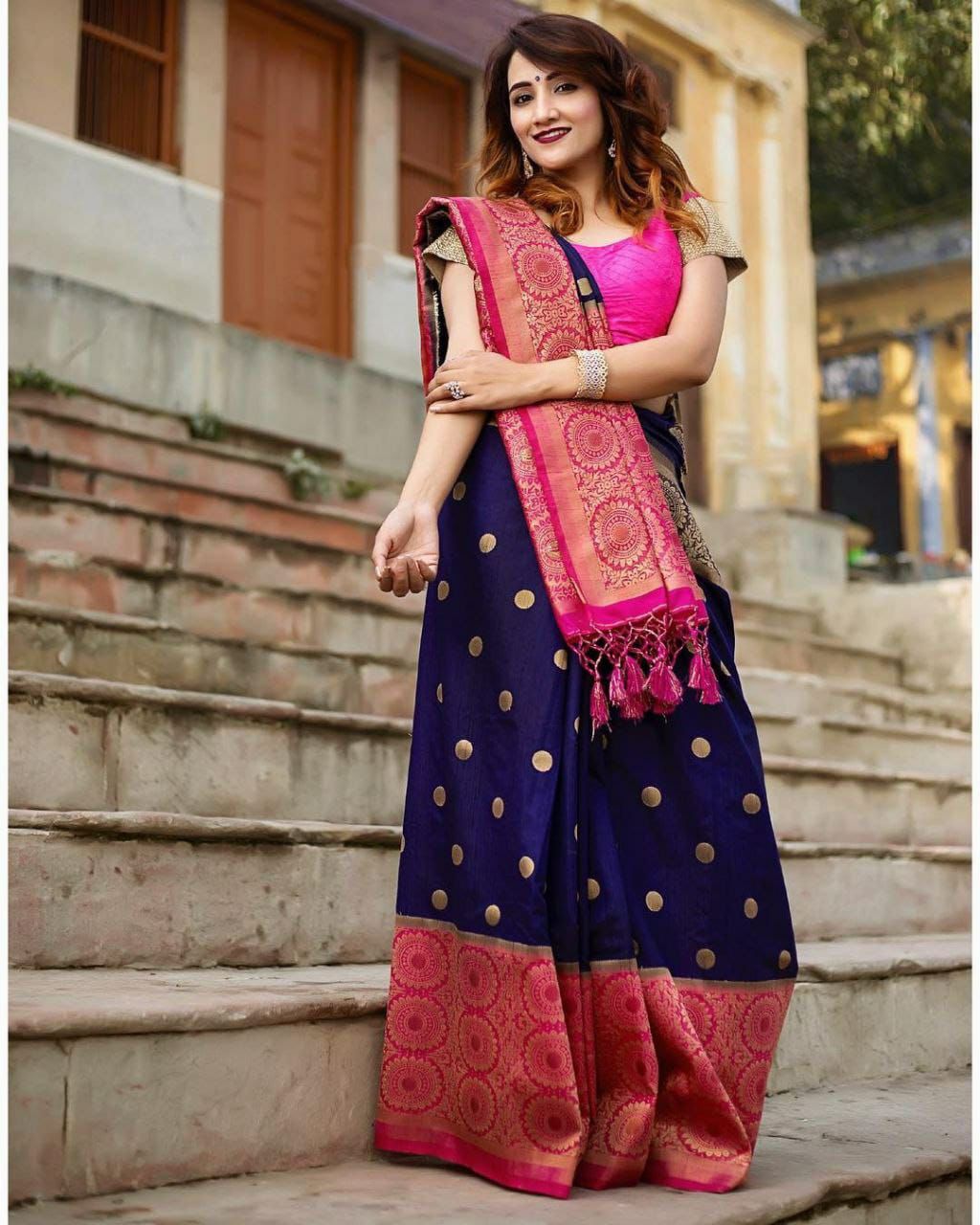 SOFT LICHI SILK SAREE