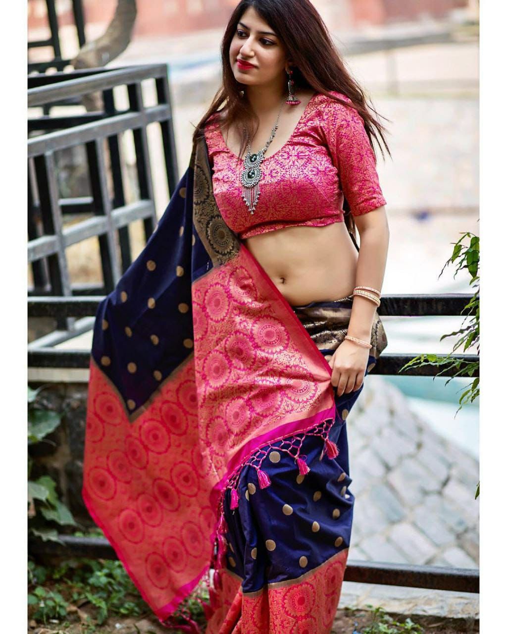 SOFT LICHI SILK SAREE