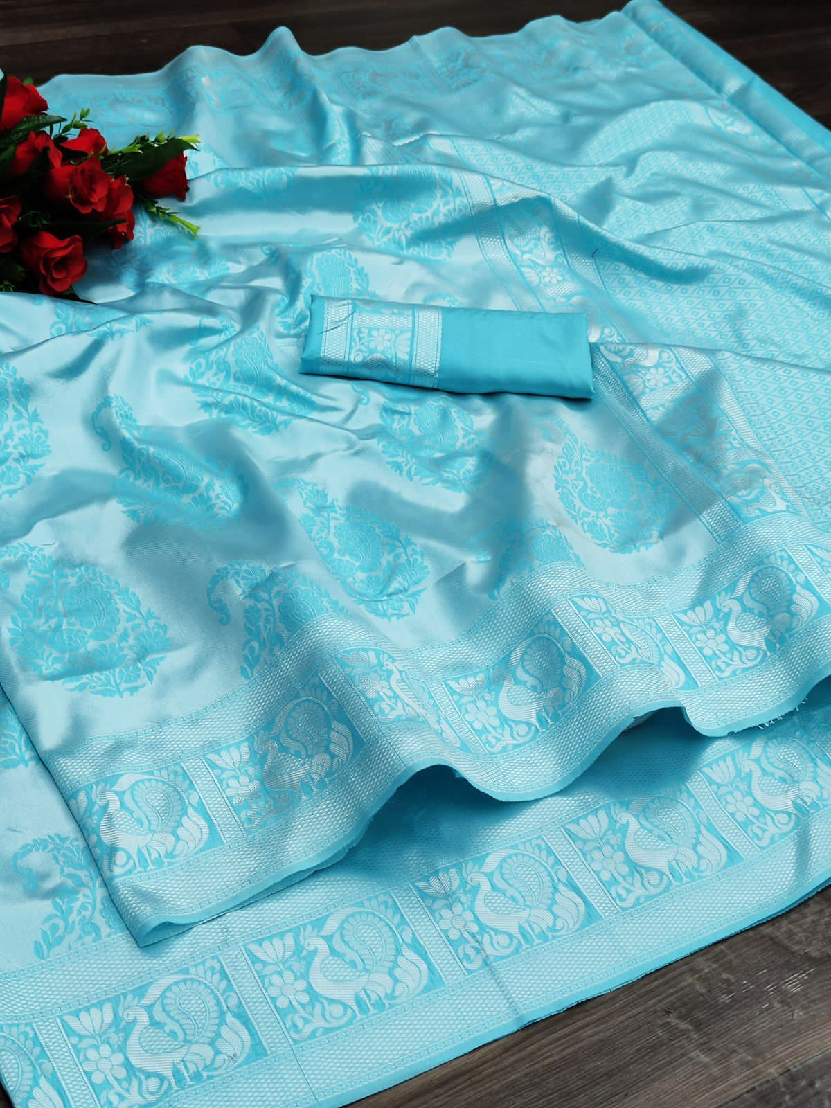 SOFT LICHI SILK SAREE