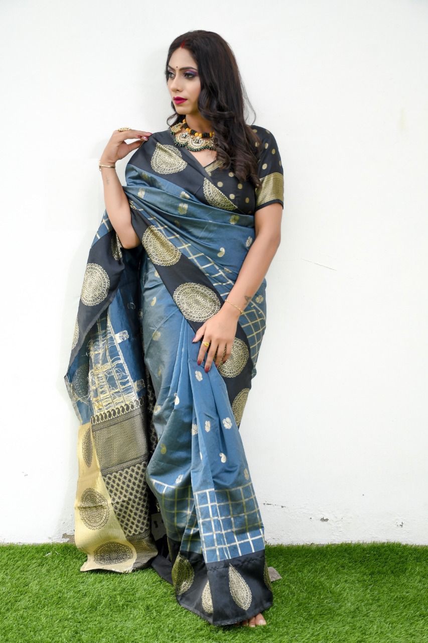 SOFT LICHI SILK SAREE