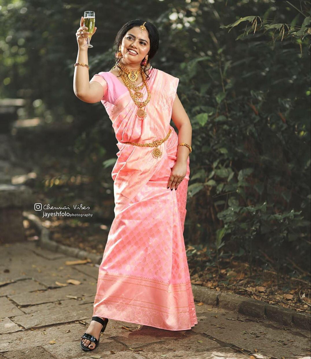 SOFT LICHI SILK SAREE