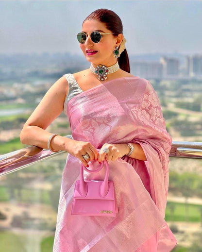 SOFT LICHI SILK SAREE