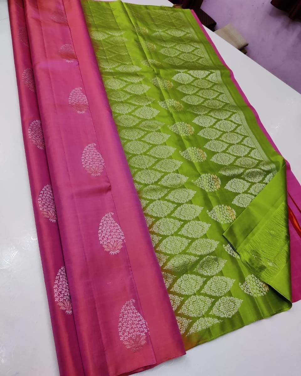 SOFT LICHI SILK SAREE