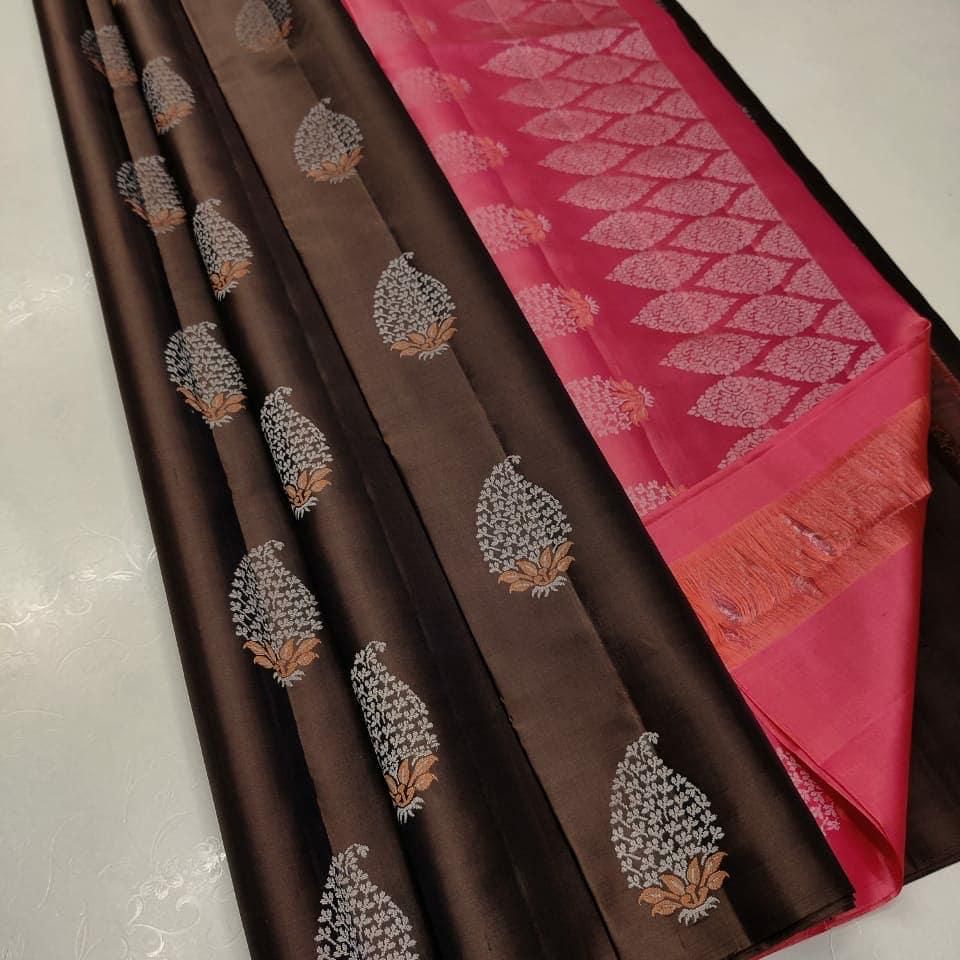 SOFT LICHI SILK SAREE